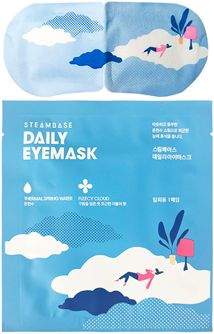 STEAMBASE Маска паровая для глаз с жасмином Daily Eye Mask Fleecy Cloud