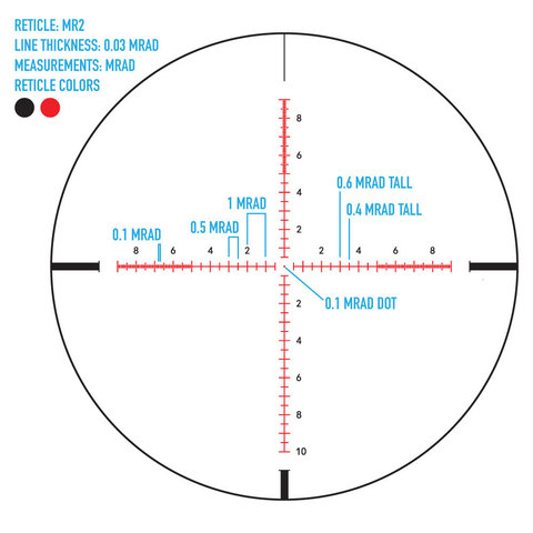 ПРИЦЕЛ SIGHTMARK CITADEL 3-18X50 FFP СЕТКА MR2