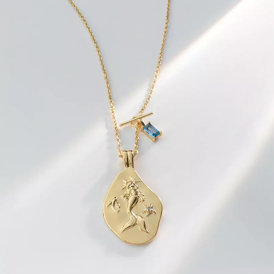Колье Amphitrite Goddess Gold Necklace