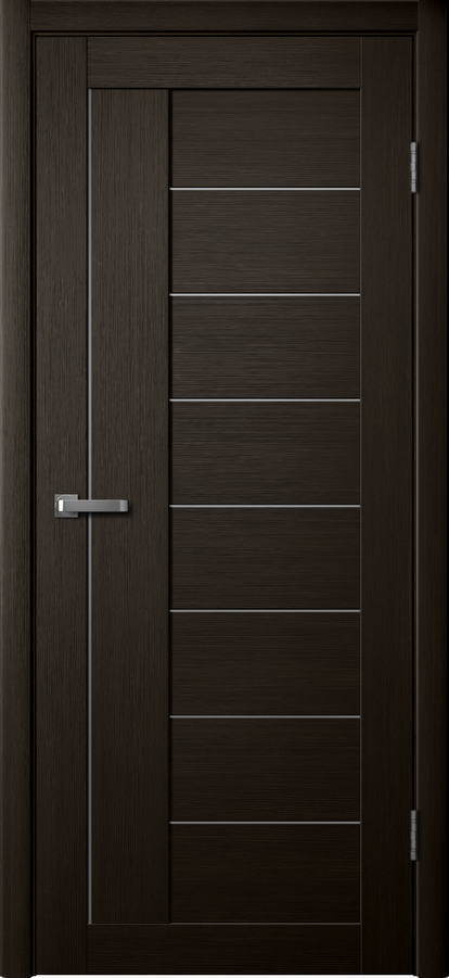 Дверь межкомнатная Двероникс 01Л, цвет мокко дуб, экошпон, стекло матовое