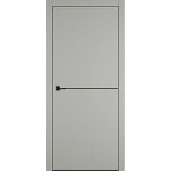 Купить Межкомнатная дверь экошпон VFD Urban 1 taupe алюминиевая кромка black edge