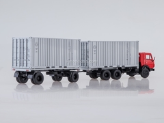 KAMAZ-53212 container truck with trailer GKB-8350 1:43 Start Scale Models (SSM)