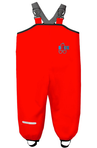 Красный полукомбинезон со светоотражателями DUCK