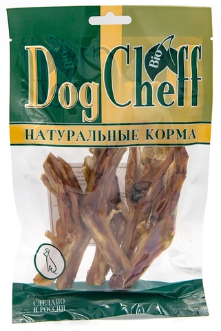 Dog Cheff лакомство для собак (утиные лапы) 75г