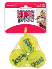 Игрушка для собак KONG Air "Теннисный мяч" маленький (в упаковке 3 шт) 5 см