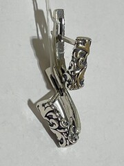 Рона (серьги из серебра)