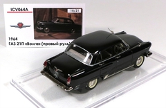 GAZ-21P Volga 1964 right steering wheel Limited Edition of 21 pcs. black 1:43 ICV064A