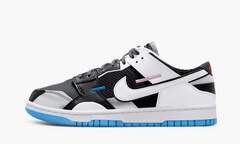 Dunk Low Scrap "Mismatch / Black Neutral Grey University Blue White"