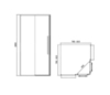 Душевой уголок Good Door INFINITY CR-80-C-CH 80x80