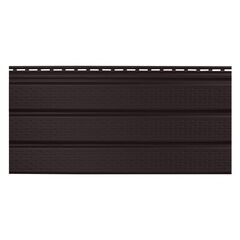 Софит к сайдингу Profbuild полностью перфорированный Коричневый 3000х305 мм