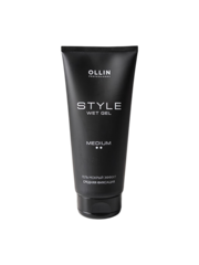 Гель Мокрый эффект для укладки волос средней фиксации OLLIN STYLE 200 мл