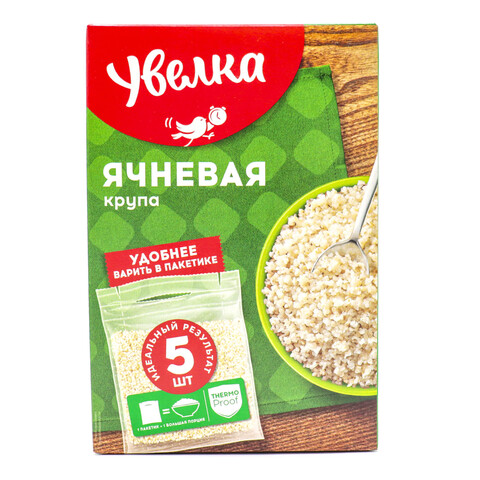 Крупа Увелка Ячневая вар/пак 5x80г 400г, шт