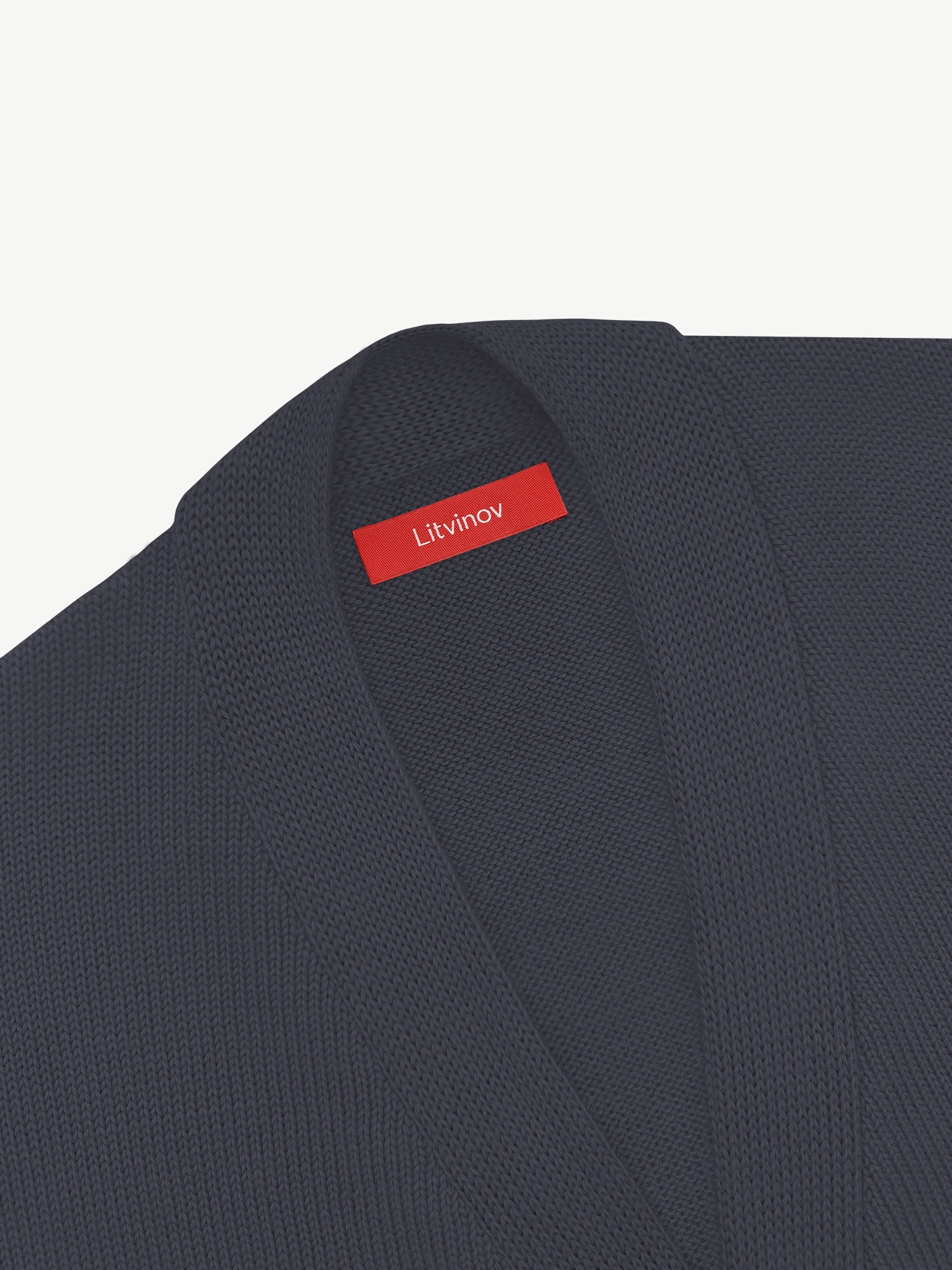 Кардиган с пуговицами из экохлопка