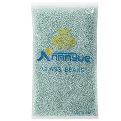 
          Бисер Alingar размер №12 вес 450 гр., мятный перламутровый, непрозрачный, пакет