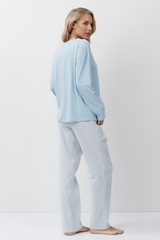 Пижама женская со штанами ARUELLE BONNIE | Светло-голубой