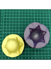 Молд пластиковый+Вайнер силиконовый лепестки колокольчика, диаметр 6,5см