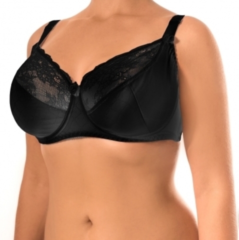 Lisse Бюстгальтер MD-001 черный  95D (мягкая чашка)