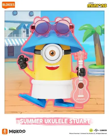 Набор фигурок Миньоны Пляжный отдых Сборная модель