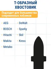 Пилки для лобзика по дереву, ДСП ПРАКТИКА тип T119B 76х50 мм, грубый рез, HCS (2шт.) (034-588)