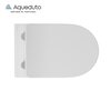 Aqueduto AQDS358T AQD комплект: TECNICA Novo Система инсталляции для подвесного унитаза, QUADRADO Панель смыва, хром, CONE Tornado Унитаз подвесной 525*360 безободковый, Tornado, сиденье с микролифтом, белый глянцевый
