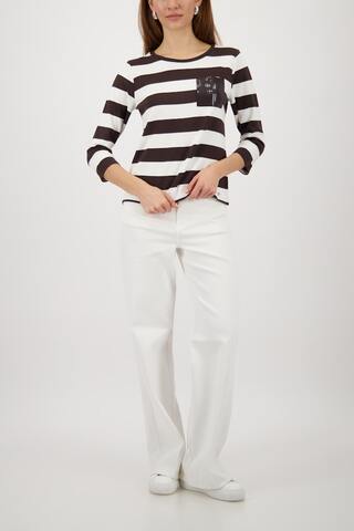 Monari Свитшот из тактильного приятной вискозы, расшитый пайетками