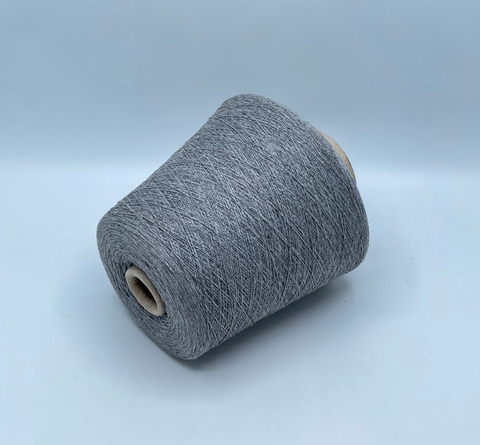 Filati Naturali, Eco cashmere, 2/26 1300м/100гр, 100% кашемир с добавлением переработанных волокон, Серый меланж, 39004