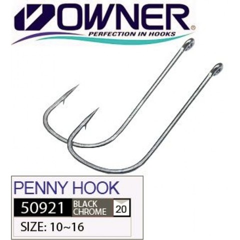 50921 №10 Крючки OWNER Penny Hook-Bc/ продажа от 5 уп.