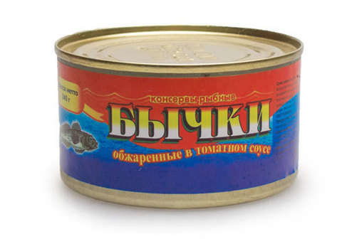 Бычки обжаренные в томатном соусе, 240г