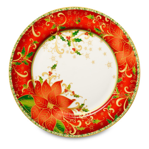 Тарелка обеденная 27см Lamart Palais Royal Рождественская звезда