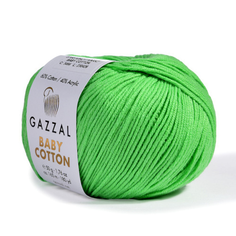 Пряжа Gazzal Baby Cotton 3466 мелиса