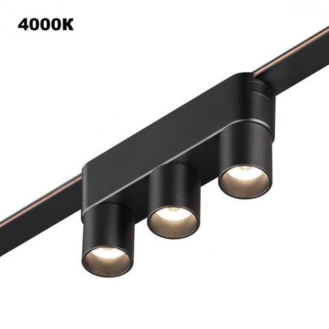 359477 SHINO NT24 108 черный Трековый смарт-светильник для низковольтного шинопровода с двумя режимами работы IP20 LED 6W 24V 3000-6000K EASY