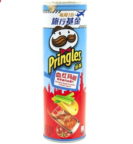 Чипсы Pringles Bloody Mary со вкусом Кровавая Мэри 110 гр