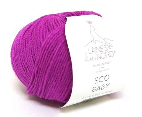 Пряжа Eco Baby, 50г, 175м, 100%непилингуемая органическая шерсть мериноса  (цена за уп.)