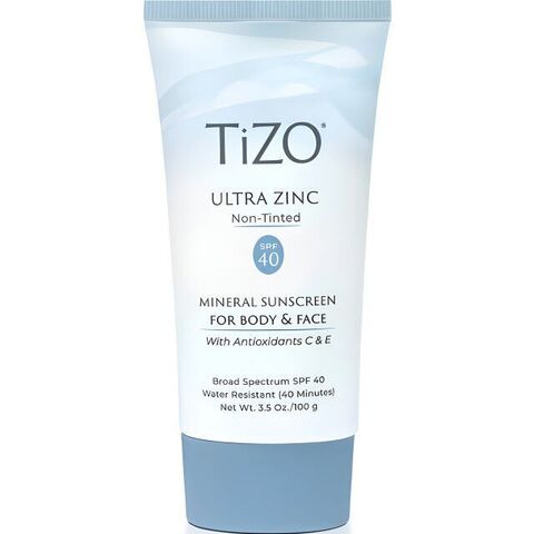 TIZO Крем солнцезащитный для лица и тела | Ultra Zinc SPF-40 Non-Tinted