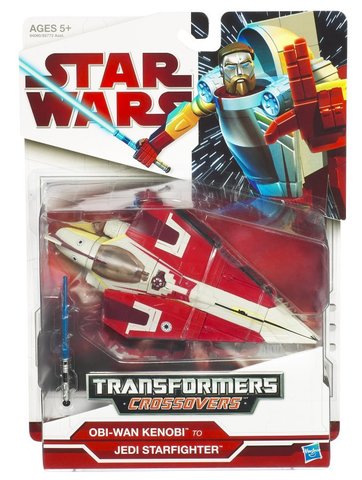 Star Wars Transformers - Obi-Wan Kenobi to Jedi Starfighter