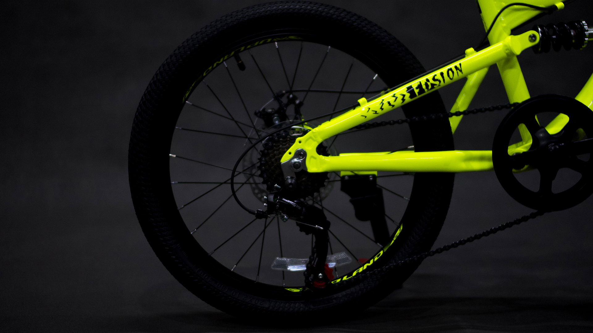 Upland Fusion 24" желтый флуоресцентный - Подростковые | iRide shop фото 4