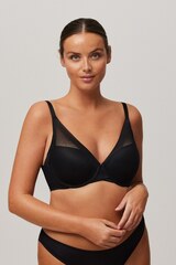 Бюстгальтер с чашками из тонкого поролона на косточках YSABEL MORA 10050