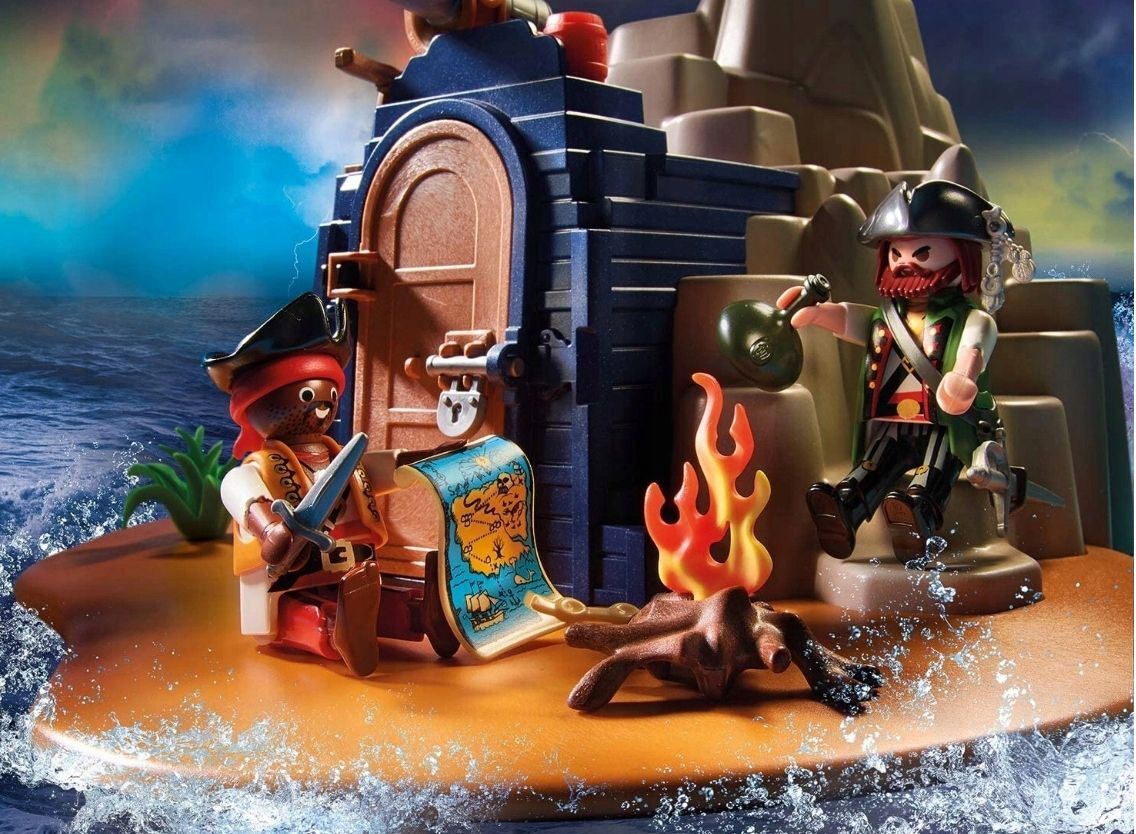 Конструктор Playmobil Pirates 70556 Штурм пиратского острова купить в  Москве | Доставка по России.