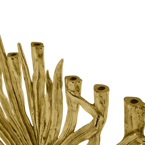 Подсвечник на 9 свечей 36см Michael Aram Пальмовая ветвь