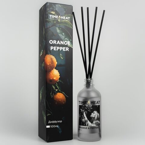 Ароматический диффузор Orange Pepper 100 мл | TIME HEAT