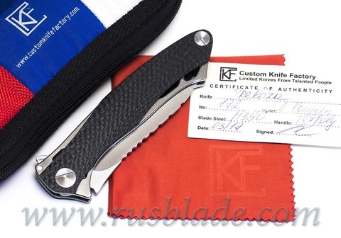 CKF Trekoza Carbon Fiber Customizing Knife Limited 