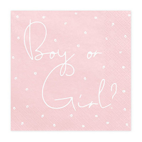 Салфетки Boy or Girl? 20 штук