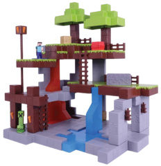 Фигурки Jada Toys Nano Scene Minecraft 1.65" With 2 Figures