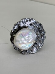 Раковина (кольцо  из серебра)