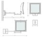 Decor Walther 0121800 Decor Walther BS 85 TOUCH Зеркало косметическое 235x210x370мм, настенное, питание от сети, 5-кратное увеличен, LED подсветка с сенсорным выкл, цв хром