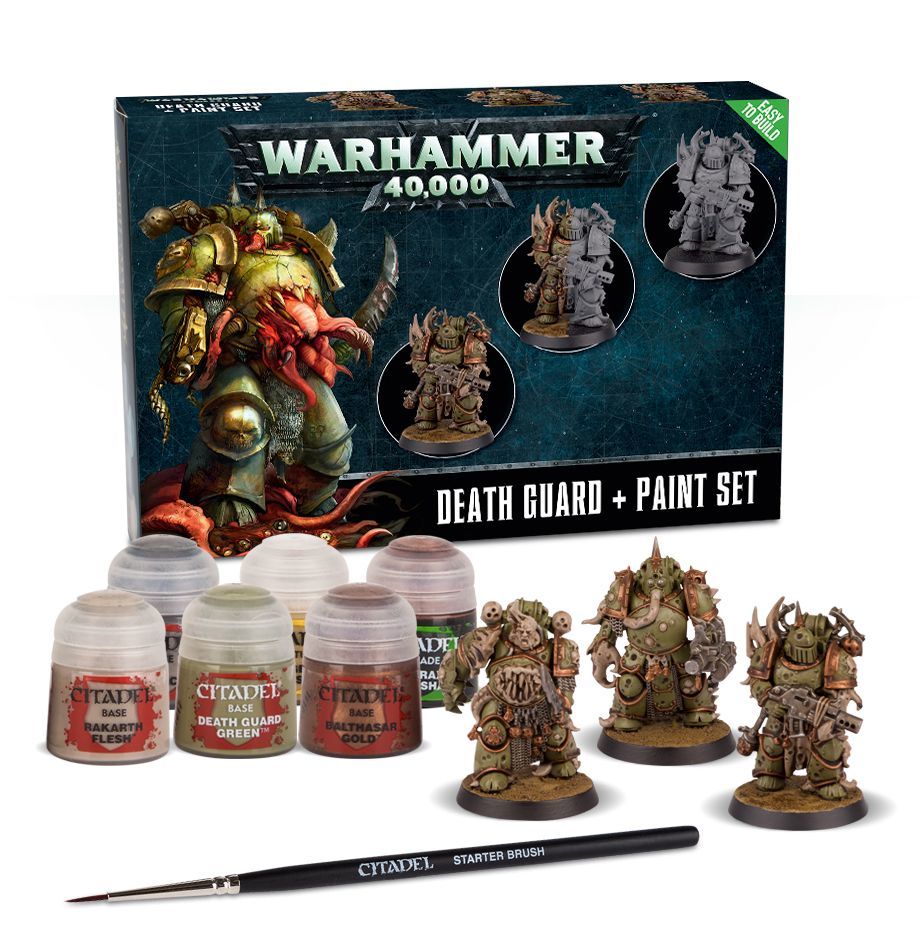 Death Guard + Paint Set | Warhammer 40000 | Купить в интернет-магазине  WarGame39.ru