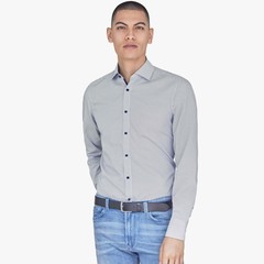 Сорочка мужская Venti Modern Fit 103412700-102 с геометрическим принтом