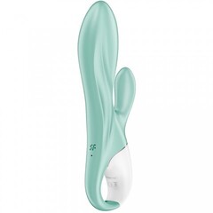 Вибратор-кролик Satisfyer Air Pump Bunny 5+, мятный