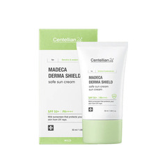 Centellian24 Крем для лица cолнцезащитный - Madeca Derma shield safe sun cream, 50мл
