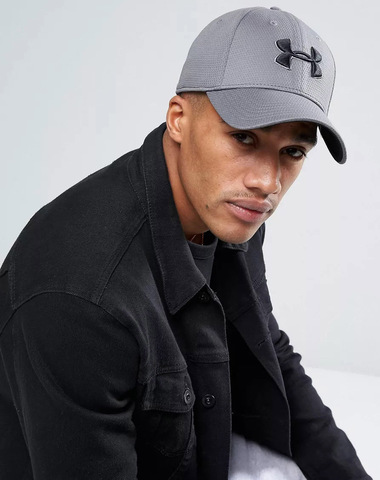 Картинка кепка Under Armour Blitzing 3.0 Cap серый - 2